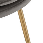 Ensemble de table à manger ronde de 43 pouces en faux marbre