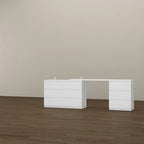 Bureau: Extensible et convertible avec tiroirs spacieux