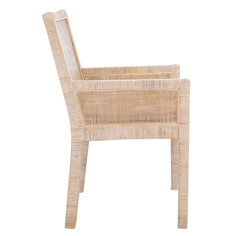 Fauteuil d'appoint côtier Safavieh Almira avec coussin – 22,8 L x 22,4 P x 34,6 H – 23Lx22Px35H