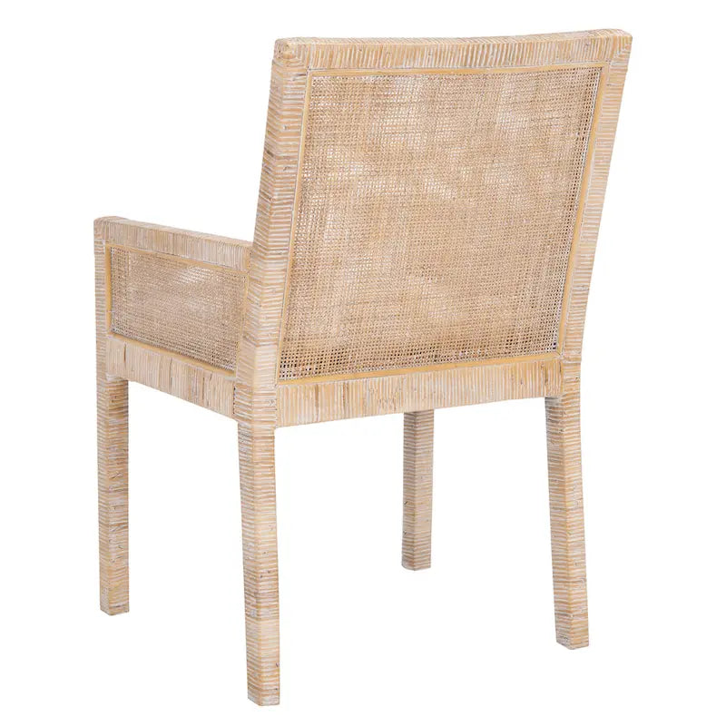Fauteuil d'appoint côtier Safavieh Almira avec coussin – 22,8 L x 22,4 P x 34,6 H – 23Lx22Px35H