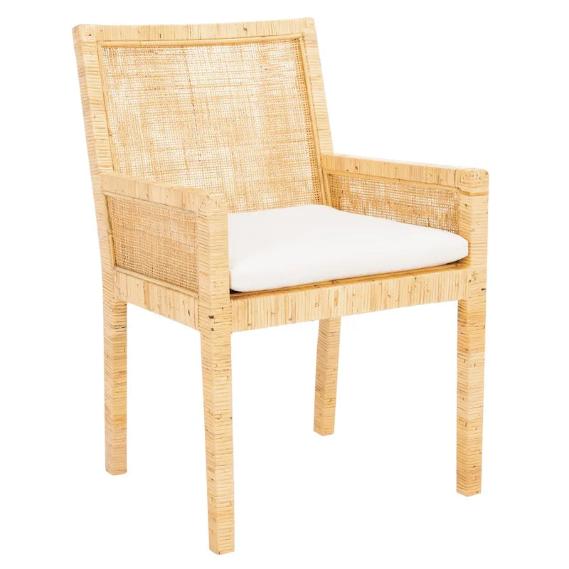 Fauteuil d'appoint côtier Safavieh Almira avec coussin – 22,8 L x 22,4 P x 34,6 H – 23Lx22Px35H