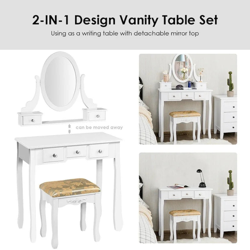 Coiffeuse avec Tabouret