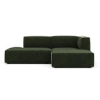 Canapé modulaire profond sectionnel petite chaise, 2 pièces