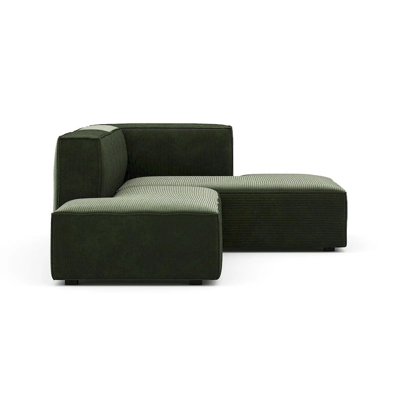 Canapé modulaire profond sectionnel petite chaise, 2 pièces