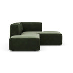 Canapé modulaire profond sectionnel petite chaise, 2 pièces