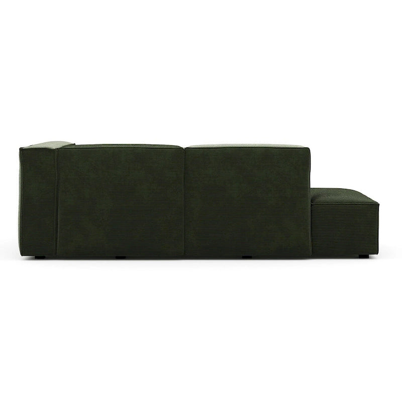 Canapé modulaire profond sectionnel petite chaise, 2 pièces