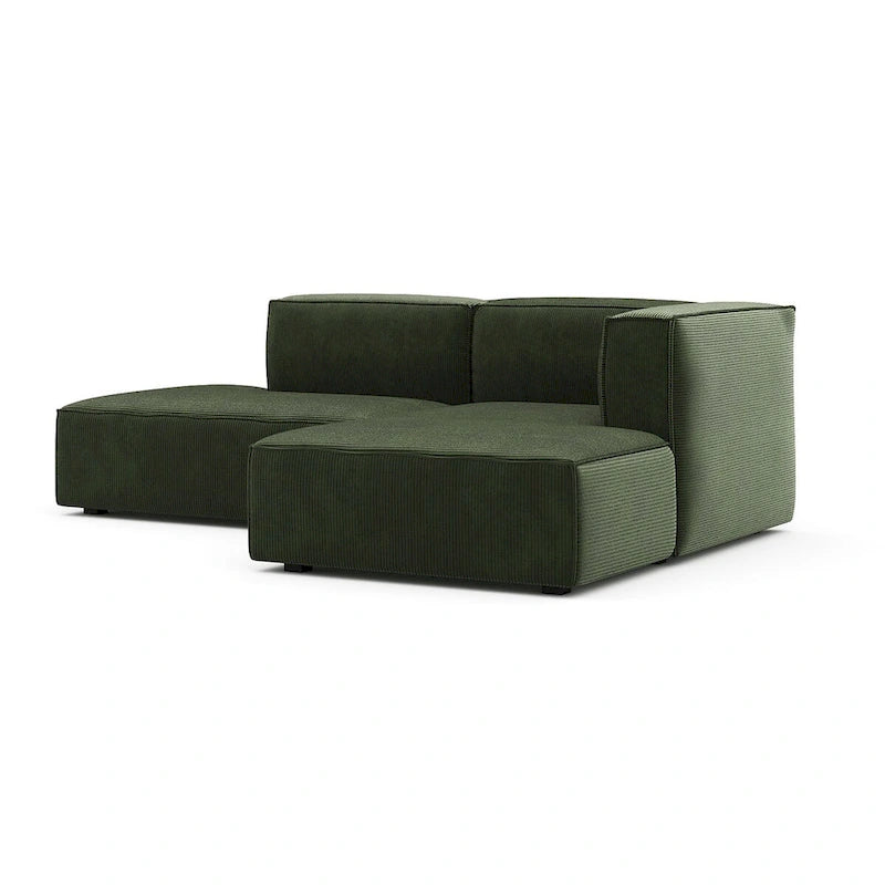 Canapé modulaire profond sectionnel petite chaise, 2 pièces