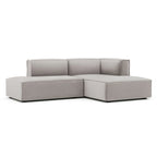 Canapé modulaire profond sectionnel petite chaise, 2 pièces