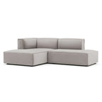 Canapé modulaire profond sectionnel petite chaise, 2 pièces