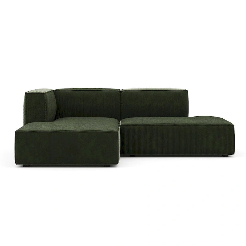 Canapé modulaire profond sectionnel petite chaise, 2 pièces