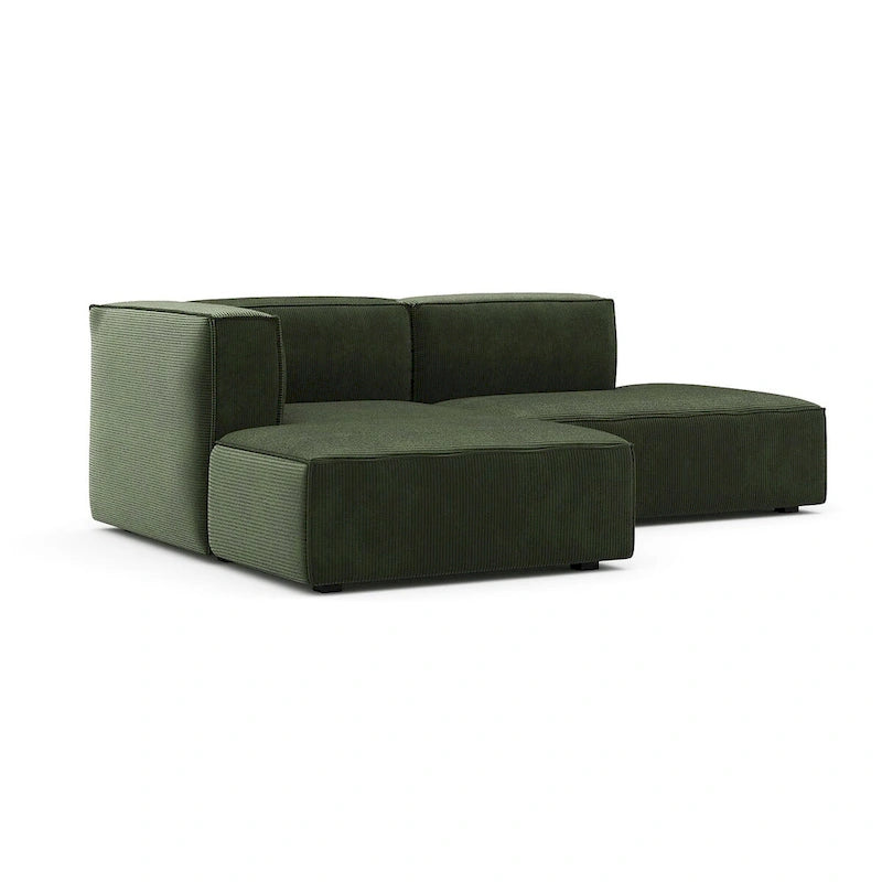 Canapé modulaire profond sectionnel petite chaise, 2 pièces