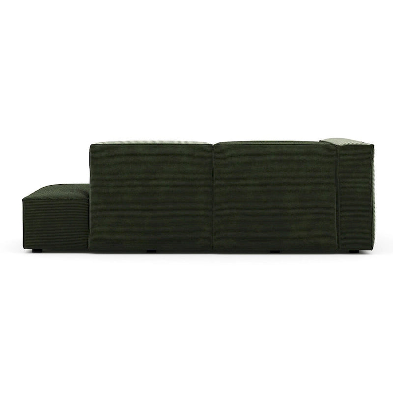 Canapé modulaire profond sectionnel petite chaise, 2 pièces