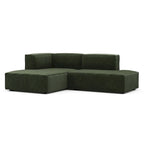 Canapé modulaire profond sectionnel petite chaise, 2 pièces