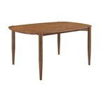 Ensemble de salle à manger Whisten Walnut 7 pièces en bois massif