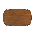 Ensemble de salle à manger Whisten Walnut 7 pièces en bois massif