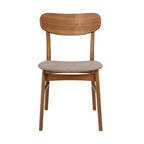 Ensemble de salle à manger Whisten Walnut 7 pièces en bois massif