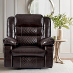 Fauteuil inclinable de massage en cuir respirant Canapé inclinable manuel pour salon