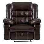 Fauteuil inclinable de massage en cuir respirant Canapé inclinable manuel pour salon