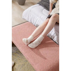 Banc avec pieds en métal doré