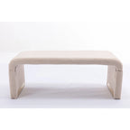 Banc avec pieds en métal doré