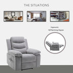 Fauteuil inclinable électrique avec fonction de massage réglable