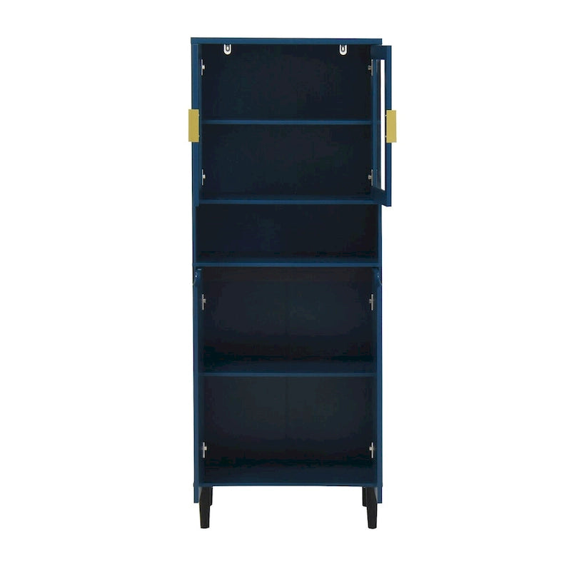 Étagère d'angle 4 niveaux Rainier – 16Lx16Px47H