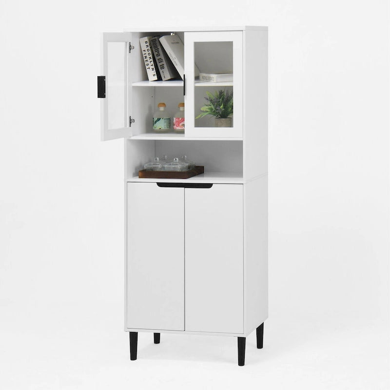 Étagère d'angle 4 niveaux Rainier – 16Lx16Px47H