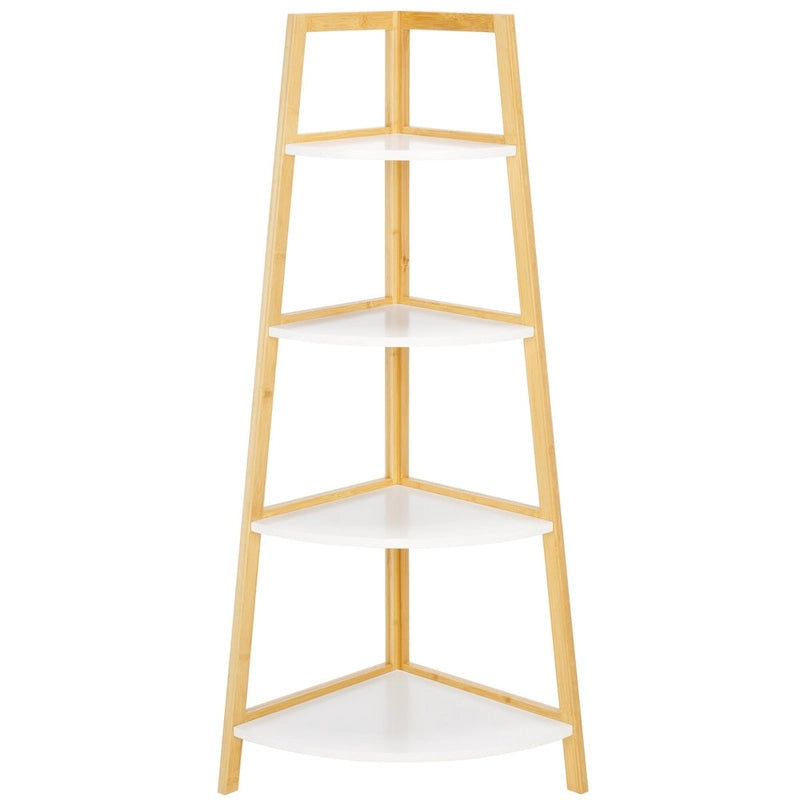 SAFAVIEH Home Rainier, étagère d'angle à 4 niveaux – 40,6 L x 40,6 P x 119,4 H cm